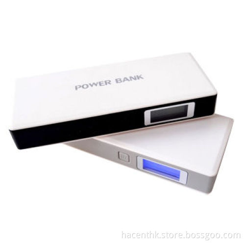 Fashion design universal power bank 12,000mAh with LCD display